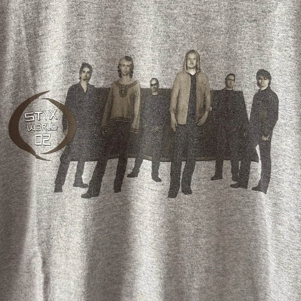 2002 Styx World Raglan Tee - Picture 3 of 5